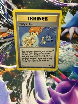 Misty's Duel 123/132 Gym Heroes Common Pokemon Card - Image 1