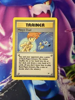 Misty's Duel 123/132 Gym Heroes Common Pokemon Card - Image 3