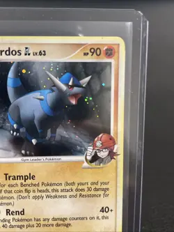 Pokemon TCG Rampardos GL Holo Card 11/111 Rare, Near Mint Condition 2009 - Image 3