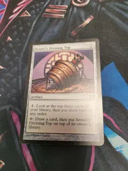 Magic: The Gathering Sensei's Divining Top Regular Artifact Card English 2004 - Image 1