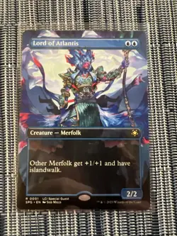 Lord of Atlantis - (Borderless) - Special Guests - NM - UNPLAYED - MTG - Image 1
