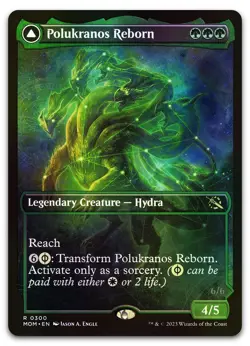 Polukranos Reborn (Showcase) #300 (Foil) (LP) March of the Machine MOM Magic MTG - Image 1