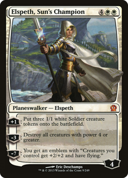 Elspeth, Sun's Champion #9 (MP) Theros THS Magic MTG - Image 1