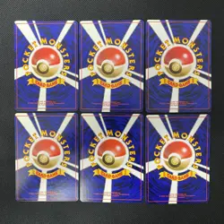 Jungle 1997 Normal Card Set of 6 Japanese Pokemon Card Old Back s007403 - Image 2