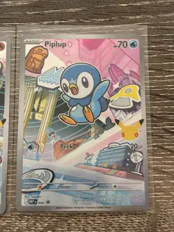 Pokemon TCG First Partner Illustration Collection Series 1 Gen 4 Sinnoh Starters - Image 4