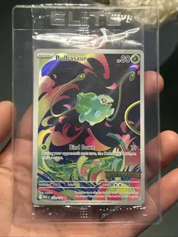 Pokemon TCG Mega Evolution Bulbasaur 133/132 Stamped Promo Sealed- NM - Image 1