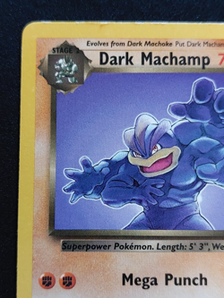 Pokemon TCG Dark Machamp 27/82 MP Team Rocket Unlimited WoTC - Image 2
