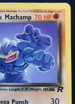 Pokemon TCG Dark Machamp 27/82 MP Team Rocket Unlimited WoTC - Image 5