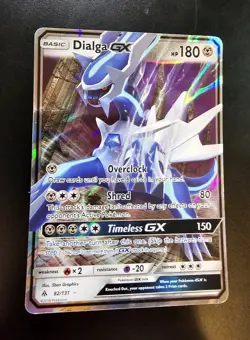 Dialga GX 82/131 Forbidden Light Full Art Ultra Rare Pokemon Card - NM - Image 1