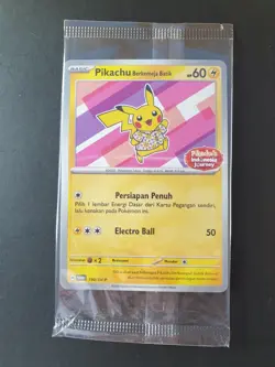 Pikachu Batik Shirt 190/SV-P PROMO Indonedian Journey Pokemon Card | SEALED - Image 1