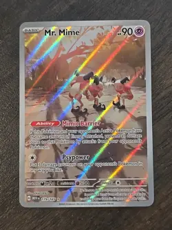 Mr. Mime Illustration Rare 179/165 SV 151 Pokemon TCG - Image 1
