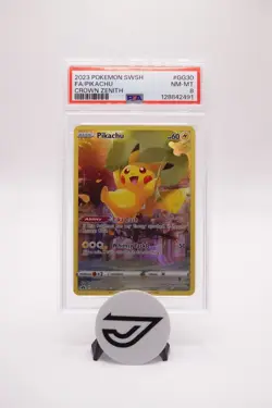 PSA 8 NM-MINT Pikachu Full Art Crown Zenith GG30 2023 Pokemon S&S - Image 3