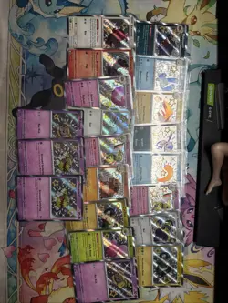 Pokemon Paldean Fates 20 Card Shiny Lot Xatu Fidough Greevard Wugtrio NM - Image 1