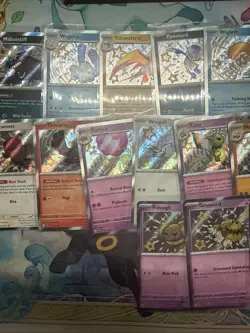 Pokemon Paldean Fates 20 Card Shiny Lot Xatu Fidough Greevard Wugtrio NM - Image 3