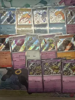 Pokemon Paldean Fates 20 Card Shiny Lot Xatu Fidough Greevard Wugtrio NM - Image 4