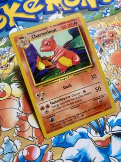 Charmeleon 24/102 Uncommon Base Set Pokemon TCG - Image 2