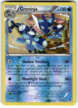 Greninja Reverse Holo Rare XY - BREAKpoint 40/122 Pokemon NM - Image 1