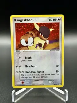 Pokemon TCG Kangaskhan 6/112 EX FireRed LeafGreen Holo Rare Crease - Image 1