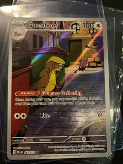 Pokemon Mega Evolution, Gumshoos, Holo Rare, NM/M, No Scratches - Image 1