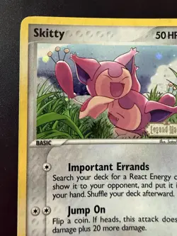 Pokemon TCG Legend Maker Skitty 64/92 Stamped Reverse Holo - Light Play - Image 4