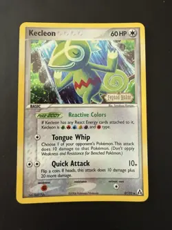 Pokemon TCG EX Legend Maker Kecleon Stamped Reverse Holo #37/92 Near Mint - Image 1