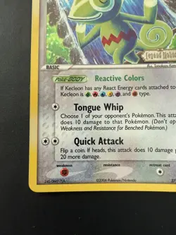 Pokemon TCG EX Legend Maker Kecleon Stamped Reverse Holo #37/92 Near Mint - Image 5