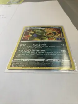 Pokemon TCG Tyranitar Pokemon GO 043/078 Reverse Holo Holo Rare NM - Image 3