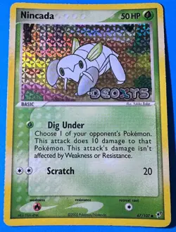 Pokemon Nincada 67/107 EX Deoxys Reverse Holo - Image 1