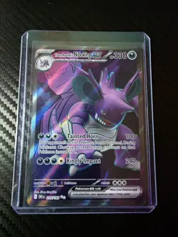 Team Rocket's Nidoking ex 216/182 Sv10: Destined Rivals Holo Pokemon TCG - Image 1
