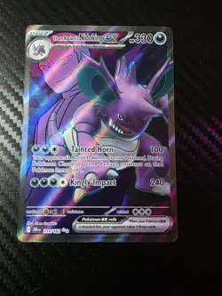Team Rocket's Nidoking ex 216/182 Sv10: Destined Rivals Holo Pokemon TCG - Image 2