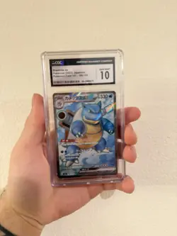 Blastoise ex Full Art Super Rare Holo 186/165 330 HP Sv2a Pokemon TCG Japanese - Image 1