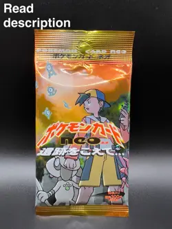 Pokemon Neo Discovery Crossing The Ruins Japanese Booster Pack Sealed - Image 1