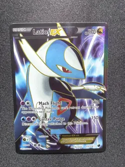 Latios EX - 113/116 - Pokemon Plasma Freeze Black White Full Art - LP/MP - Image 1