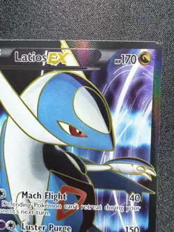 Latios EX - 113/116 - Pokemon Plasma Freeze Black White Full Art - LP/MP - Image 4
