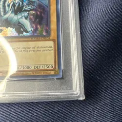 Yugioh PSA 9 Blue-Eyes White Dragon MAMA-EN104 Secret Pharaoh's Rare 1st S#4266 - Image 3