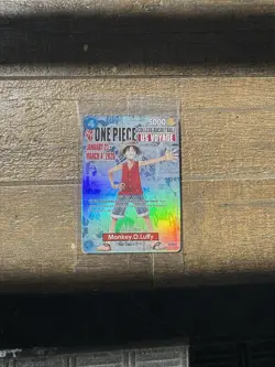 One Piece College Basketball US Voyage Monkey D. Luffy Trading Card SEALED - Image 1