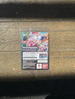 One Piece College Basketball US Voyage Monkey D. Luffy Trading Card SEALED - Image 2