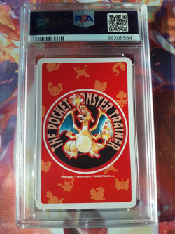 1996 Pokemon Red Jack of Spades Charizard Poker Playing Card PSA 10 Gem Mint - Image 2