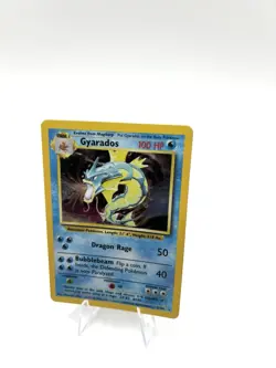 Pokemon Gyarados TCG Unlimited Holo Rare Card 006/102 Base Set - Image 2