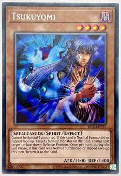 DCR-EN075 Tsukuyomi - Rare Unlimited Near Mint YuGiOh Card - Image 1
