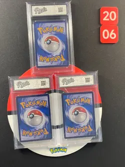 3pcs Pokemon Chinese Card Flareon 151C-136/151 CBB2C-04 04/14 03/14 Grade10 - Image 2