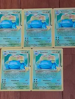 Pokemon TCG Celebrations Lot of 5 Cards Venusaur - Image 3