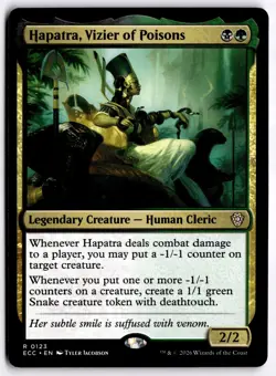 Hapatra, Vizier of Poisons NM ECC Commander: Lorwyn Eclipsed MTG - Image 1