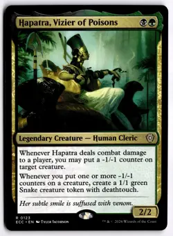 Hapatra, Vizier of Poisons NM ECC Commander: Lorwyn Eclipsed MTG - Image 1