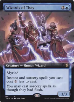 Wizards of Thay (Extended Art) NM Regular CLB #568 Rare MTG - Image 1