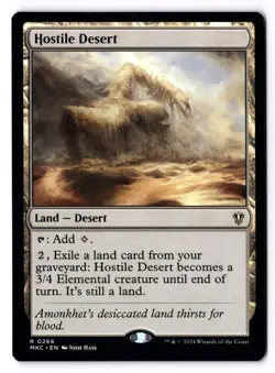Hostile Desert NM* Commander Murders At Karlov Manor 0266 mtg -UnltdCards - Image 1