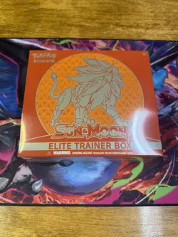 Pokemon Sun & Moon Base Set Elite Trainer Box ETB (Solgaleo) Factory Sealed - Image 1