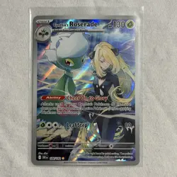 Pokemon Cynthia’s Roserade 184/182 Illustration Rare Destined Rivals - NM - Image 1