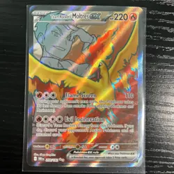 Pokemon Team Rocket's Moltres ex 208/182 Sv10: Destined Rivals Holo - Image 1