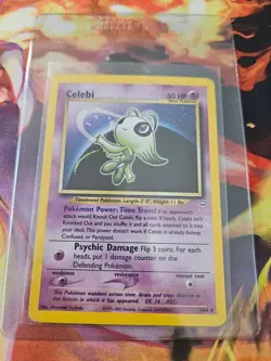 2001 Pokemon Neo Revelation Unlimited Celebi Holo #3 /64 - Image 1